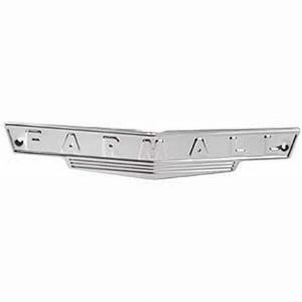 Aftermarket Bright Aluminum Fits FARMALL Emblem Fits FARMALL A, B, BN, C, Super C Tractors SHN20-0292 - main